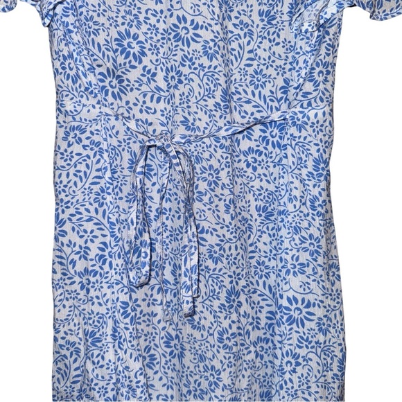 BILLABONG Short and Sweet Blue White Floral Sundress Size Small - Picture 9 of 14